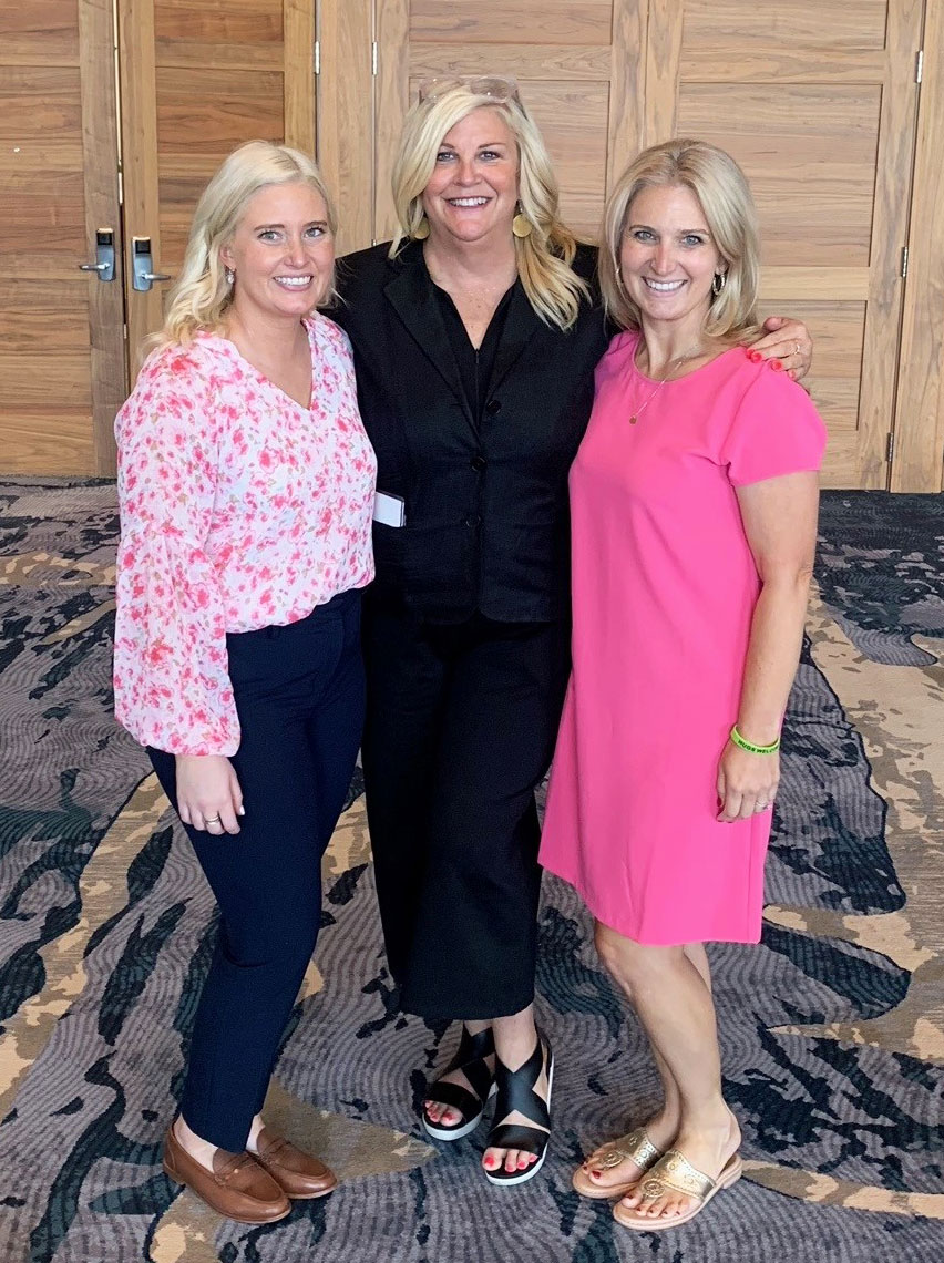 Cheri DiStefano with Lora Sparkman and Cassie Hathaway at AWHONN 2022