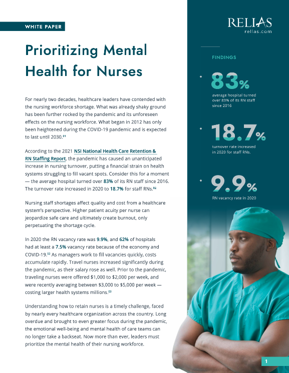 Mental Health for Nurses whitepaper cover